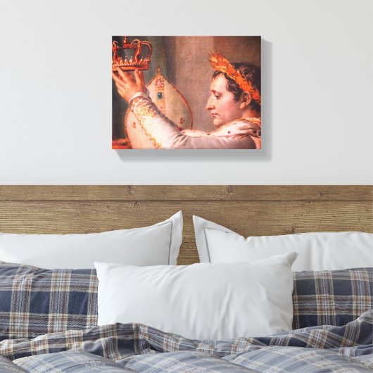 Napoleon Crowned Canvas Afdruk (Insitu (Slaapkamer))