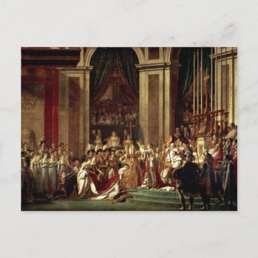 Napoleon Crowned Empress Josephine door David Jacq Briefkaart (Voorkant)
