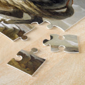 Napoleon De Alpen oversteken door Jacques Louis Da Legpuzzel (Zijkant)