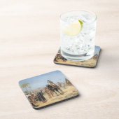 Napoleon die aankomt bij een Egyptische Oasis Onderzetter (Rechterzijde)