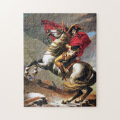 Napoleon die de alpen doorkruist legpuzzel (Verticaal)