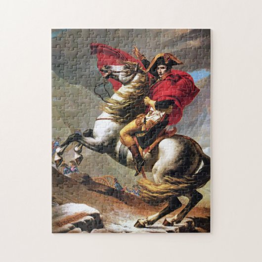 Napoleon die de alpen doorkruist legpuzzel (Verticaal)