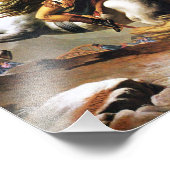 Napoleon die de Alpen-druk oversteekt Foto Afdruk (Hoek)