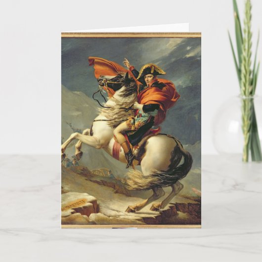 Napoleon die de Alpen op 20 Mei 1800 kruisen Kaart (Voorkant)