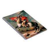 Napoleon die de Alpen oversteekt, beroemd schilder Notitieboek (Rechterzijde)
