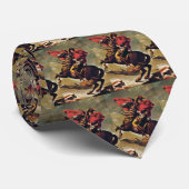 Napoleon die de Alpen oversteekt, door David Jacqu Stropdas (Opgerold)