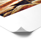 Napoleon die de Alpen oversteekt door Jacques-Loui Poster (Hoek)