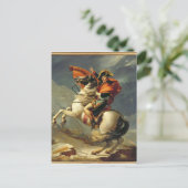 Napoleon die de Alpen oversteekt op 20 mei 1800 Briefkaart (Staand voorkant)