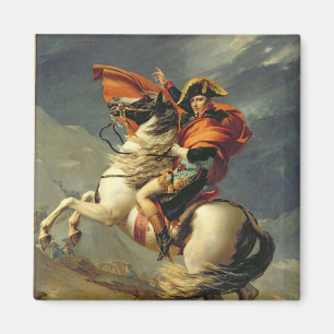 Napoleon die de Alpen oversteekt op 20 mei 1800 Magneet