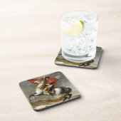 Napoleon die de Grote Pas van de Sint-bernard Drankjes Onderzetter (Rechterzijde)