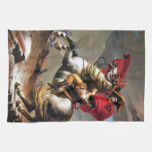 Napoleon die de keukenhanddoek Alps passeert (Horizontaal)