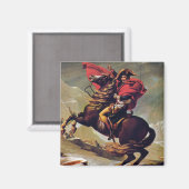 Napoleon die de Sint Bernard oversteekt Magneet (Voorkant / Achterkant)