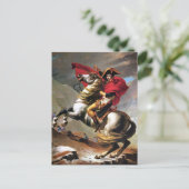 Napoleon die het AlpenBriefkaart oversteekt Briefkaart (Staand voorkant)