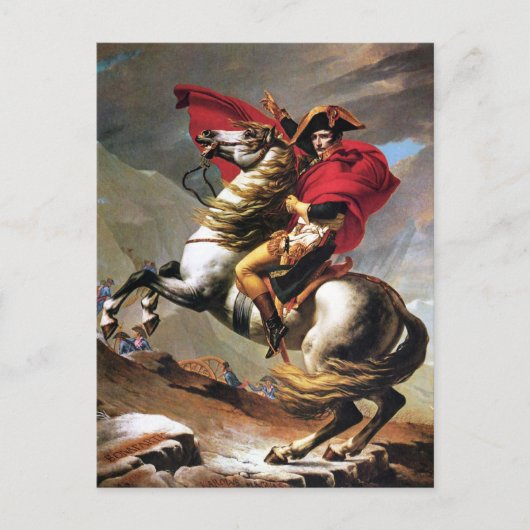 Napoleon die het AlpenBriefkaart oversteekt Briefkaart (Voorkant)