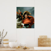 Napoleon door de Alpen 2 Poster (Keuken)