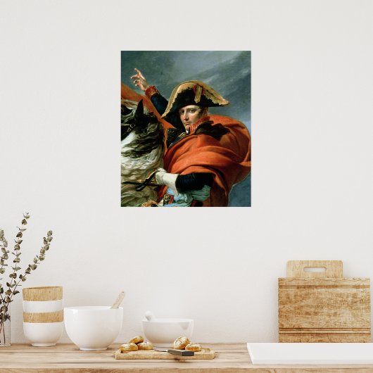 Napoleon door de Alpen 2 Poster (Keuken)