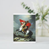Napoleon door de Alpen Briefkaart (Staand voorkant)