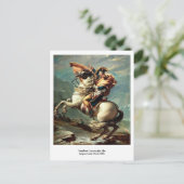 Napoleon door de Alpen Briefkaart (Staand voorkant)