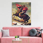 Napoleon door de Alpen Canvas Afdruk (Insitu (Woonkamer))