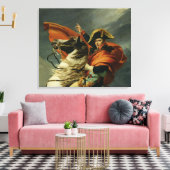 Napoleon door de Alpen Canvas Afdruk (Insitu (Woonkamer))