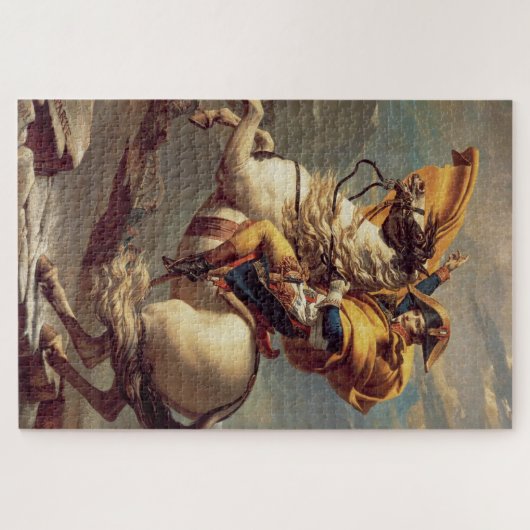 Napoleon door de Alpen Legpuzzel (Horizontaal)