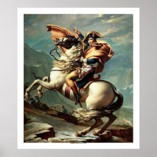 Napoleon door de Alpen Poster