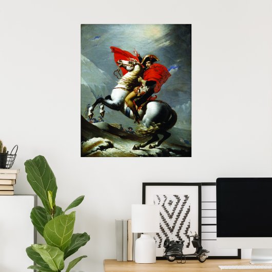 Napoleon door de Alpen Poster (Thuiskantoor)