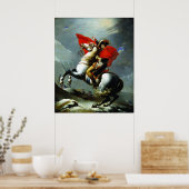 Napoleon door de Alpen Poster (Keuken)