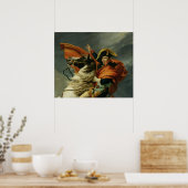 Napoleon door de Alpen Poster (Keuken)