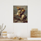 Napoleon door de Alpen Poster (Keuken)
