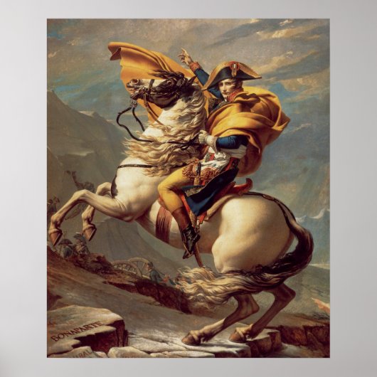 Napoleon door de Alpen Poster (Voorkant)
