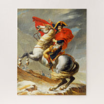 Napoleon Doorkruist de Alpen │ Jacques Louis David