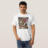 Napoleon Doorkruist het T-shirt van de Alpen (Voorkant volledig)