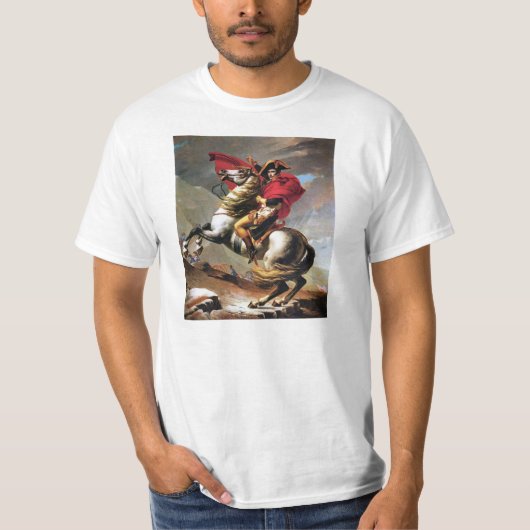 Napoleon Doorkruist het T-shirt van de Alpen (Voorkant)
