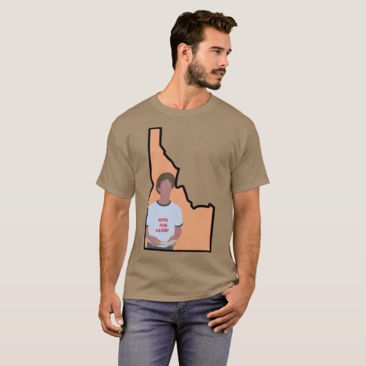 Napoleon Dynamite Idaho T-shirt (Voorkant volledig)