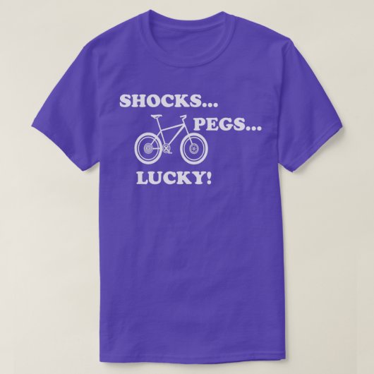 Napoleon Dynamite Quote schokte Pegs Lucky! T-shirt (Design voorkant)