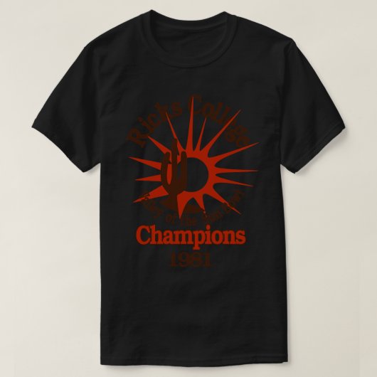 Napoleon Dynamite Ricks College kampioen T-shirt (Design voorkant)