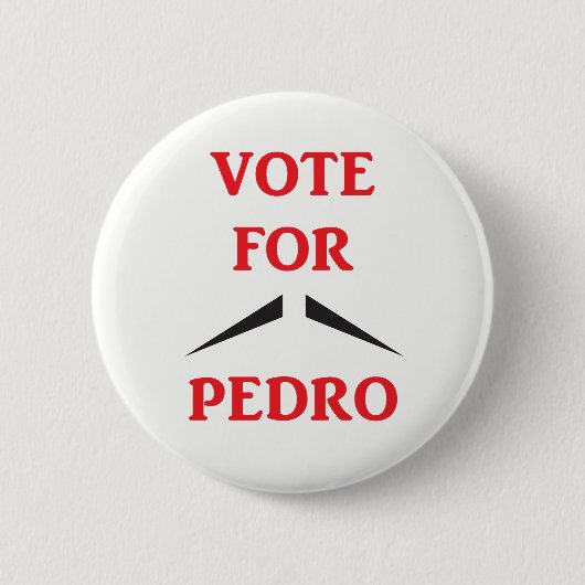 Napoleon Dynamite Stemming Pedro Badge Ronde Button 5,7 Cm (Voorkant)