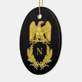 Napoleon Emblem Keramisch Ornament (Links)