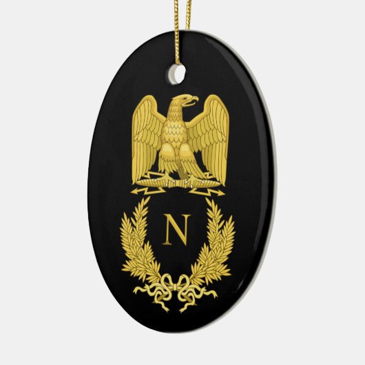 Napoleon Emblem Keramisch Ornament (Links)