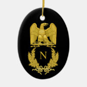 Napoleon Emblem Keramisch Ornament (Voorkant)