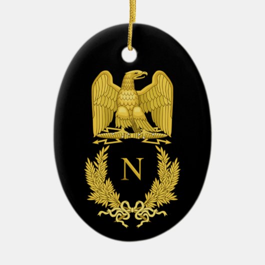 Napoleon Emblem Keramisch Ornament (Voorkant)