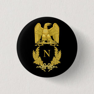 Napoleon Emblem Ronde Button 3,2 Cm