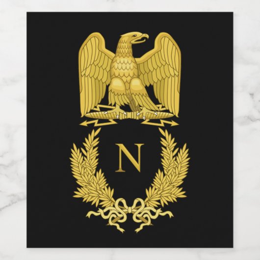 Napoleon Emblem Wijn Etiket (Enkel label)