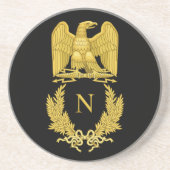 Napoleon Emblem Zandsteen Onderzetter (Voorkant)