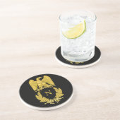 Napoleon Emblem Zandsteen Onderzetter (Zijkant)