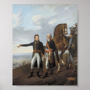 Napoleon en Berthier in Marengo Poster