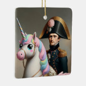 Napoleon en Kawaii Eenhoorn Ornament (Rechts)
