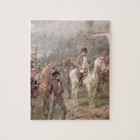 Napoleon en zijn troepen (olie op het paneel) (paa legpuzzel (Verticaal)