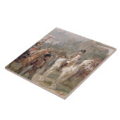 Napoleon en zijn troepen (olie op het paneel) (paa tegeltje (Zijkant)